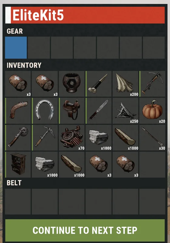 Kits · Benelli 2X Rust Console